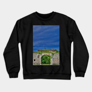 Derelict Italian Farmhouse Walls Crewneck Sweatshirt